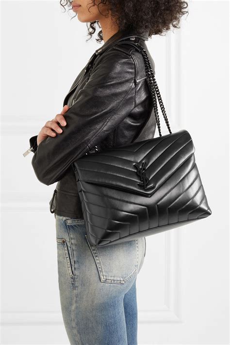 vespa nera yves saint laurent|Leather handbag Yves Saint Laurent Black in Leather .